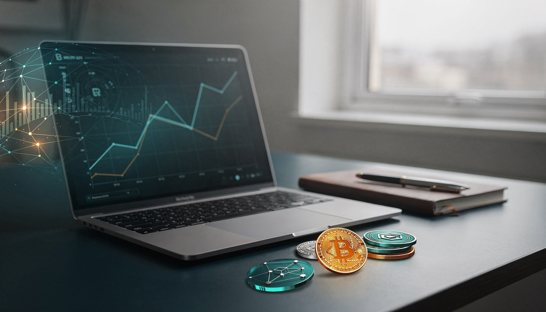 Ark Investment — cryptocurrency investment website built with WebZum AI website creator